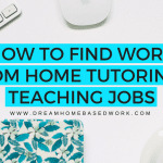 Remote Online Tutoring and Teaching Work from Home Jobs