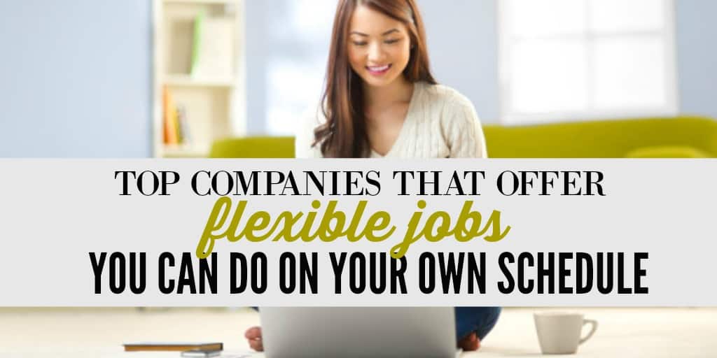 Read more about the article Top Flexible Work at Home Jobs You Can Do on Your Own Schedule