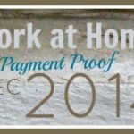 Work at Home Payment Proof –  December 2014