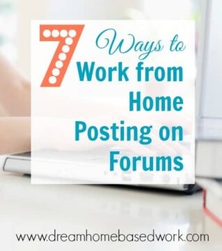 7 Ways to Work from Home Posting on Forums
