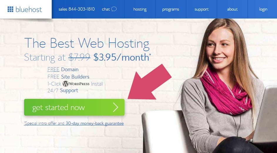 bluehost home