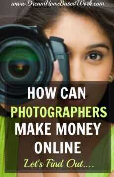 How Can Photography Lovers Make Money Online? Let's Find Out.... In this list I have included a variety of freelance opportunities for experienced artists and photographers.
