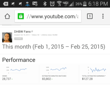 youtube earnings