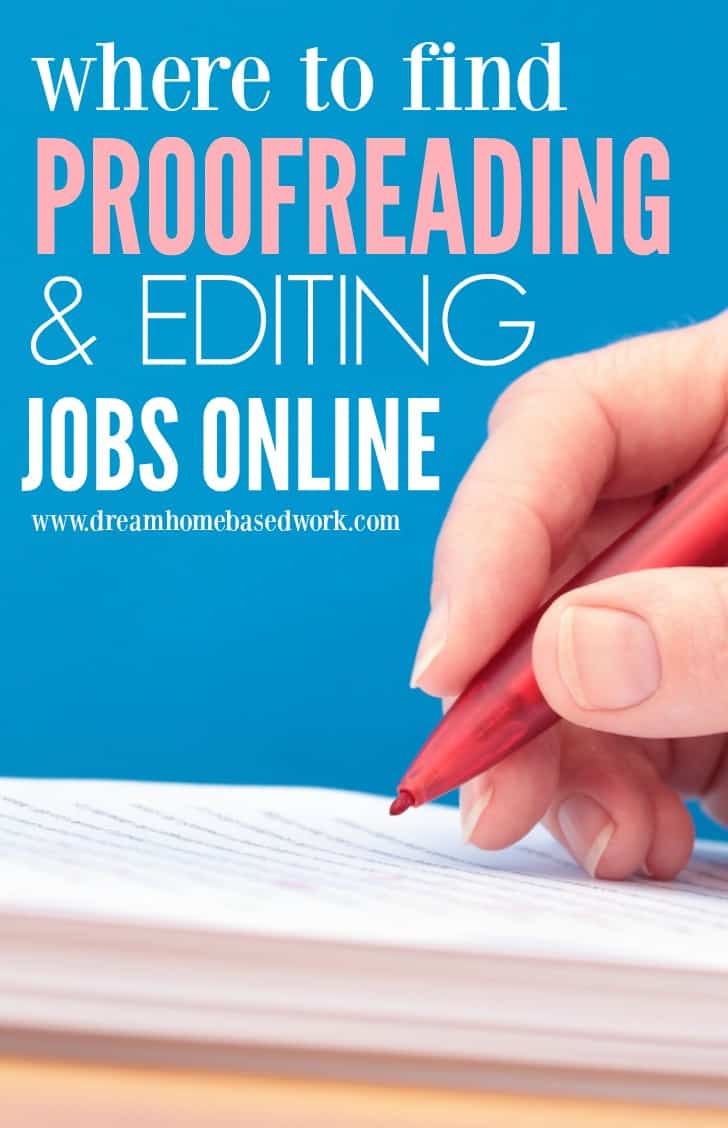 proofreading writing jobs from home