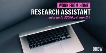Become A Research Assistant and Earn Up To $2,000 Monthly
