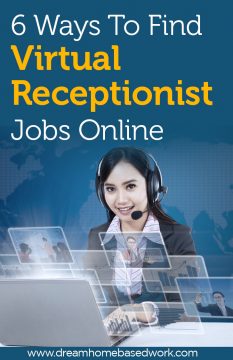 6 Ways To Find Virtual Receptionist Jobs Online | Dream Home Based Work