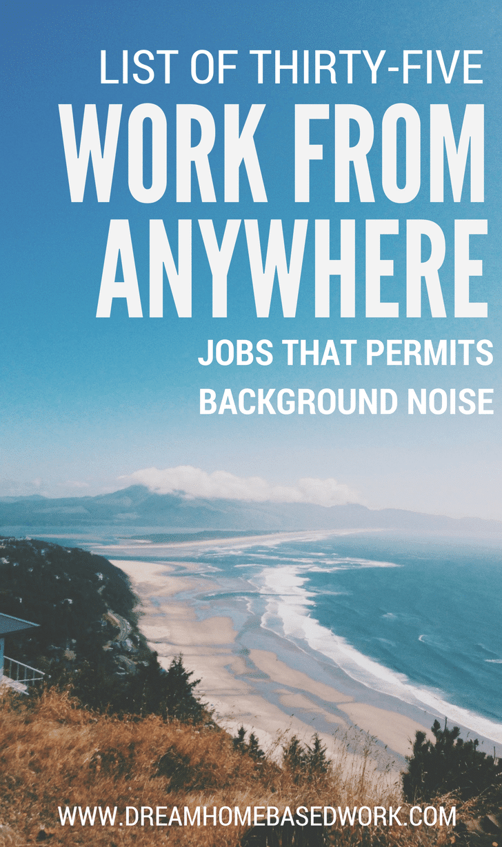 I am regularly asked for recommendations on work from home jobs that allow background noise. As a result I’ve put together a list of sites and gigs that allow you to work from anywhere no matter the noise level