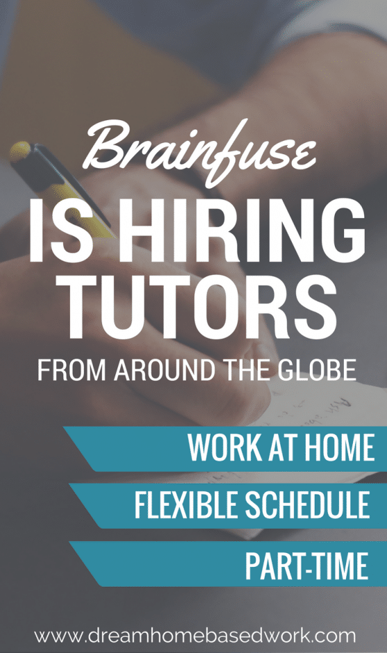 If you are interested in flexible work at home teaching job, Brainfuse is hiring Tutors nationwide. Read our full review and apply online!