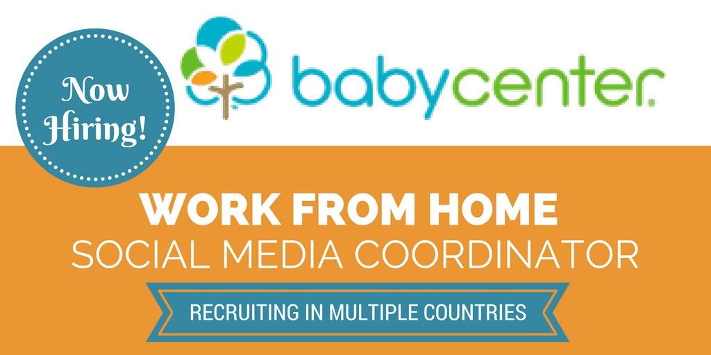 Read more about the article Work from Home Social Media Community Moderator Job with Babycenter