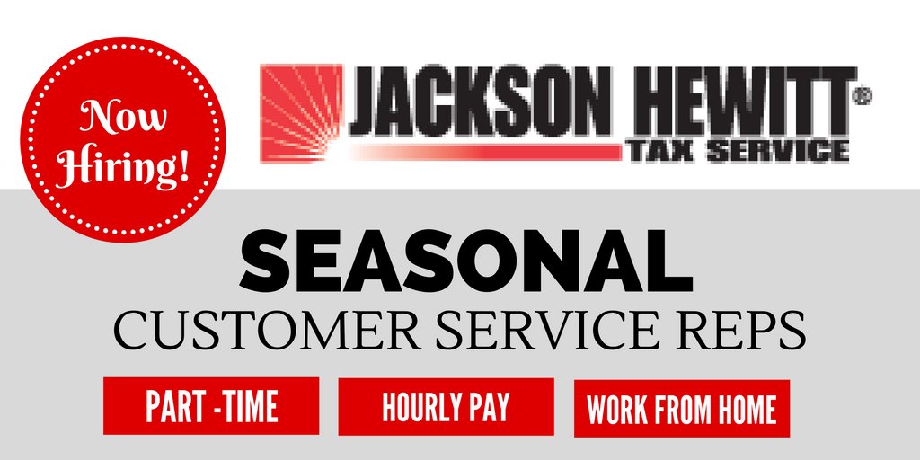 Read more about the article Seasonal Work from Home Customer Service Jobs at Jackson Hewitt