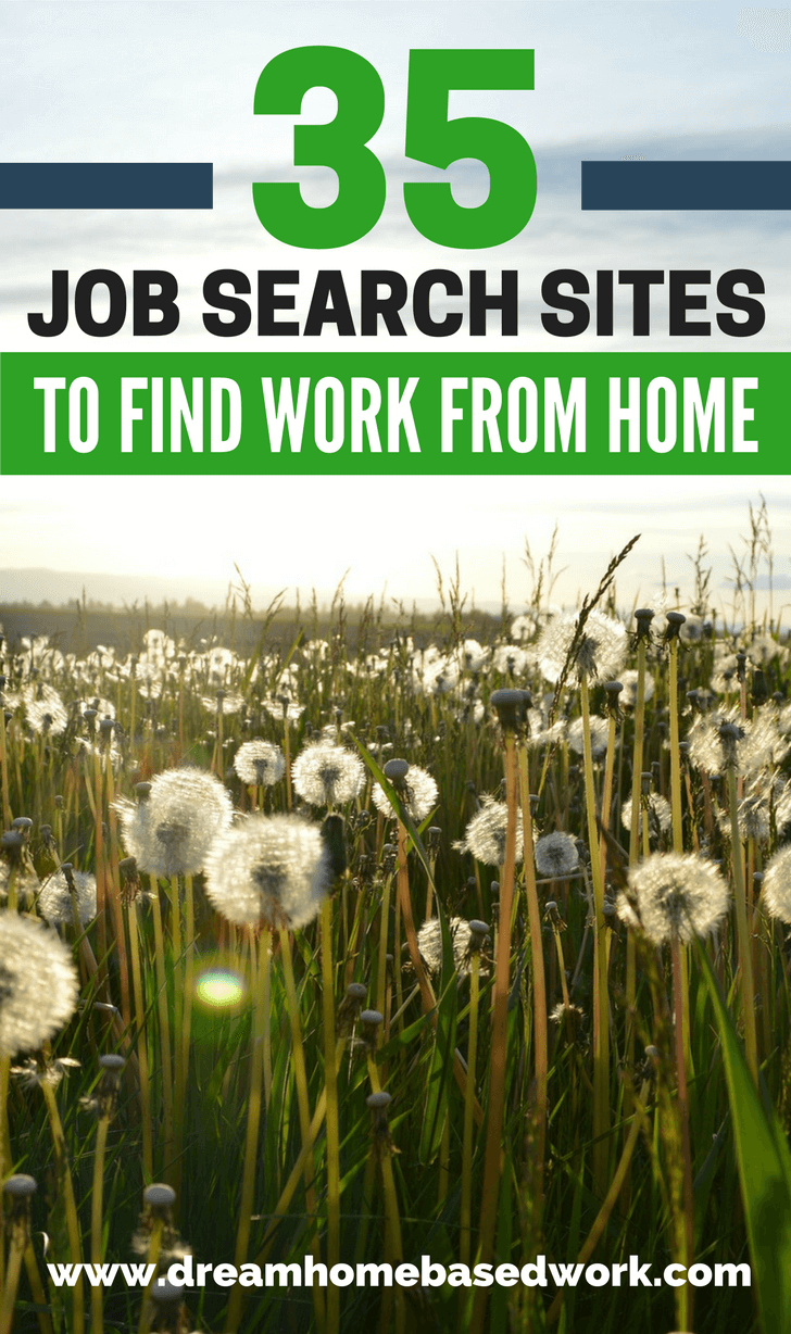 websites to find work from home jobs