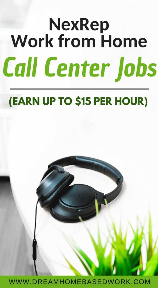 NexRep Work from Home Call Center Jobs (Earn Up To $15 Per Hour)