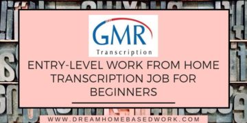 GMR Transcription: Entry-Level Work from Home Transcription Job for Beginners