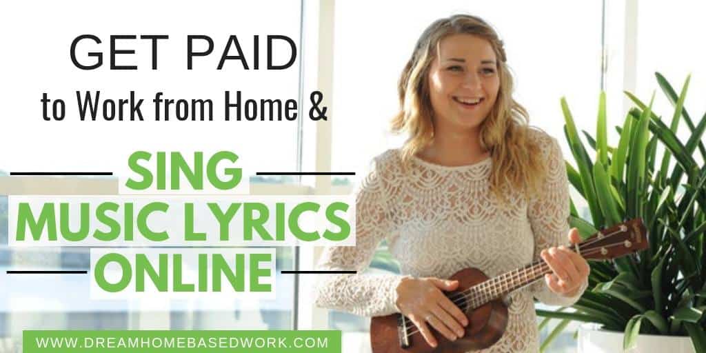 Read more about the article Get Paid To Work from Home and Sing Music Lyrics Online