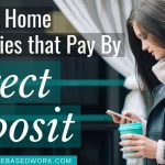 Work at Home Companies that Pay By Direct Deposit