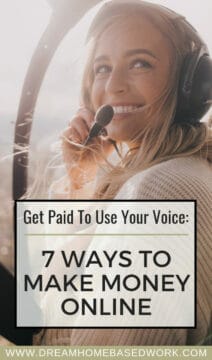 ant to get paid to use your voice and work from home? Here are 7 sites that pay you to use your voice whether you want to sing or do voice overs.