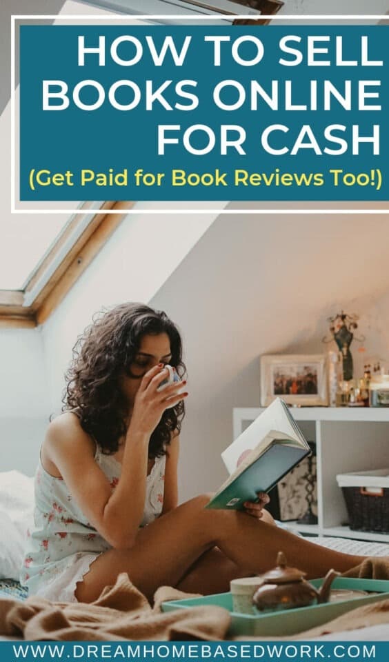 Love reading books? Do they just collect dust on the shelf when you're done. Selling books online for cash with these websites can help you earn good money. #sellbooksonline