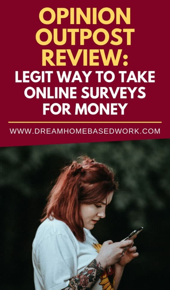 Want to earn real money for taking surveys online? Here's a detailed review of Opinion Outpost, one of the most popular survey websites on the web today. #surveys #paidsurveys #onlinesurveys #surveysthatpyacash