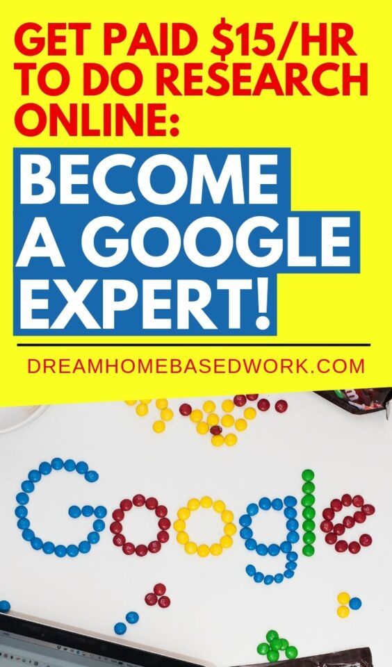 Get Paid $15/hr To Do Research Online: Become A Google Expert!
