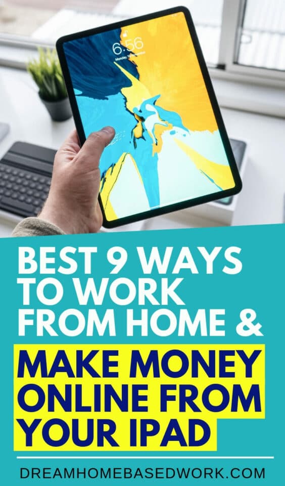 Looking for a flexible way to earn money online from your Apple Ipad? You can test websites, take online surveys, do easy tasks, and more from anywhere! #ipad #tablet #workfromhome #earnmoneyonline
