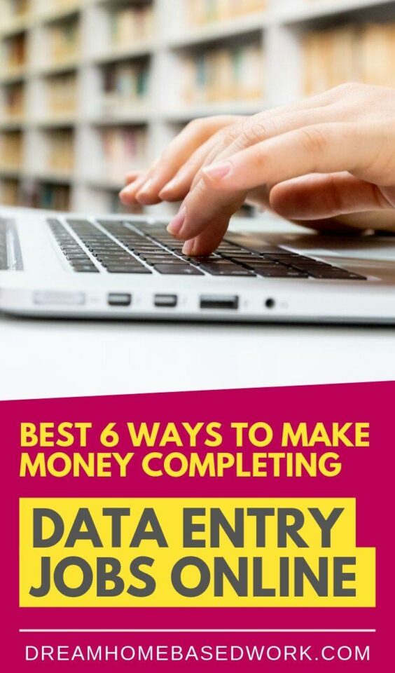 Want to make money completing data entry jobs online? Here are 6 of the best options to consider when getting started so you can work from home.