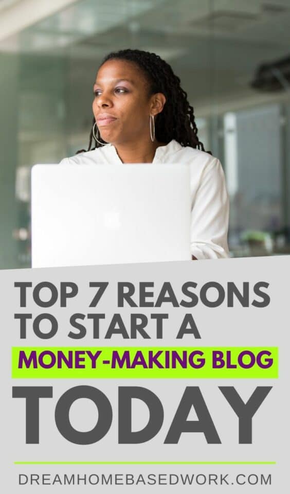 Can you really make money with a blog? With the right tools and strategies, yes. Check out these top reasons to start a money-making blog today. #blogging #goals