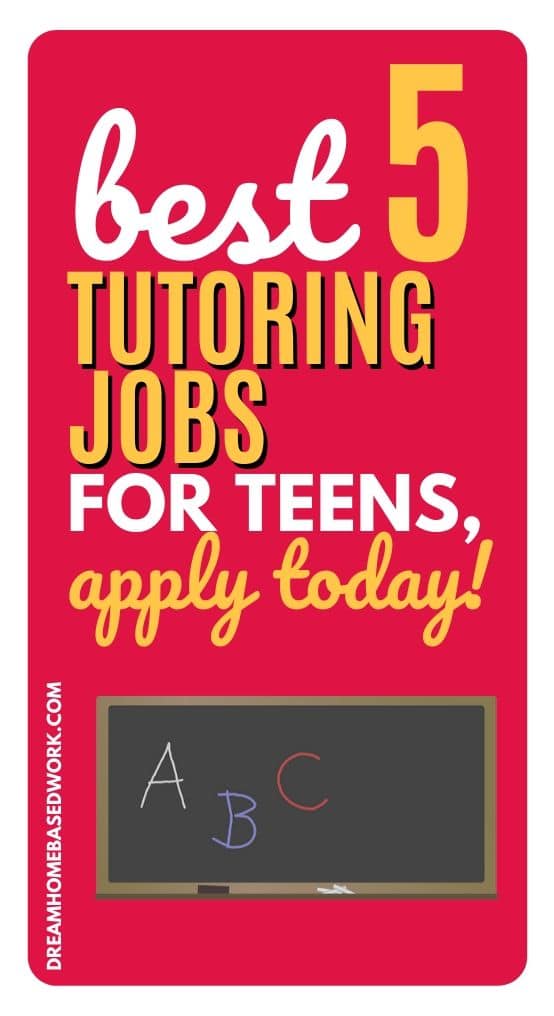 Online jobs applications for teenagers