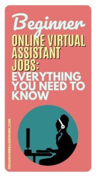 Beginner online virtual assistant jobs are becoming more popular now. Learn the skills you need and where to find legit Virtual Assistant jobs from home. #virtualassistant 