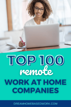 Top 100 remote work at home companies this year