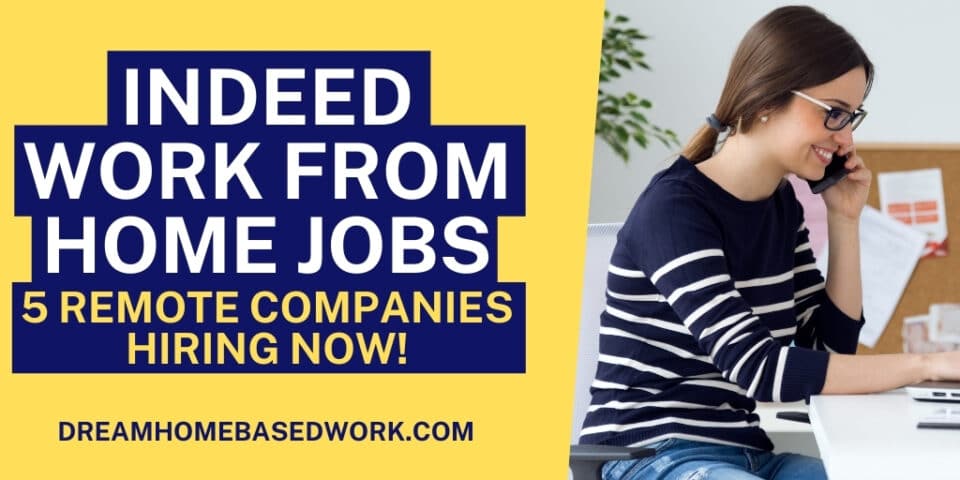 work from home jobs on indeed
