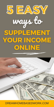 Wondering how to supplement your income? Here's how to earn cash doing online tasks, side jobs, or starting an online business. #onlinejobs #extracash #makemoneyonline