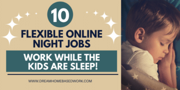 10 Online Night Jobs That Are Flexible To Work While The Kids Are Asleep fb