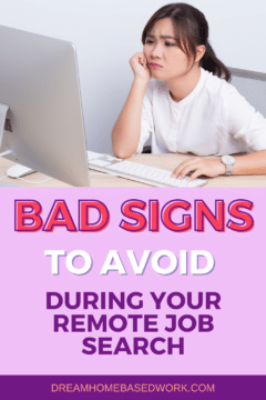 10 Bad Signs To Avoid During Your Remote Job Search