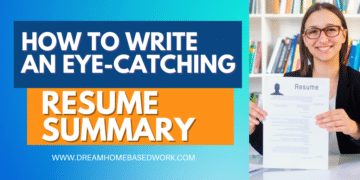 How to Write an Eye Catching Resume Summary
