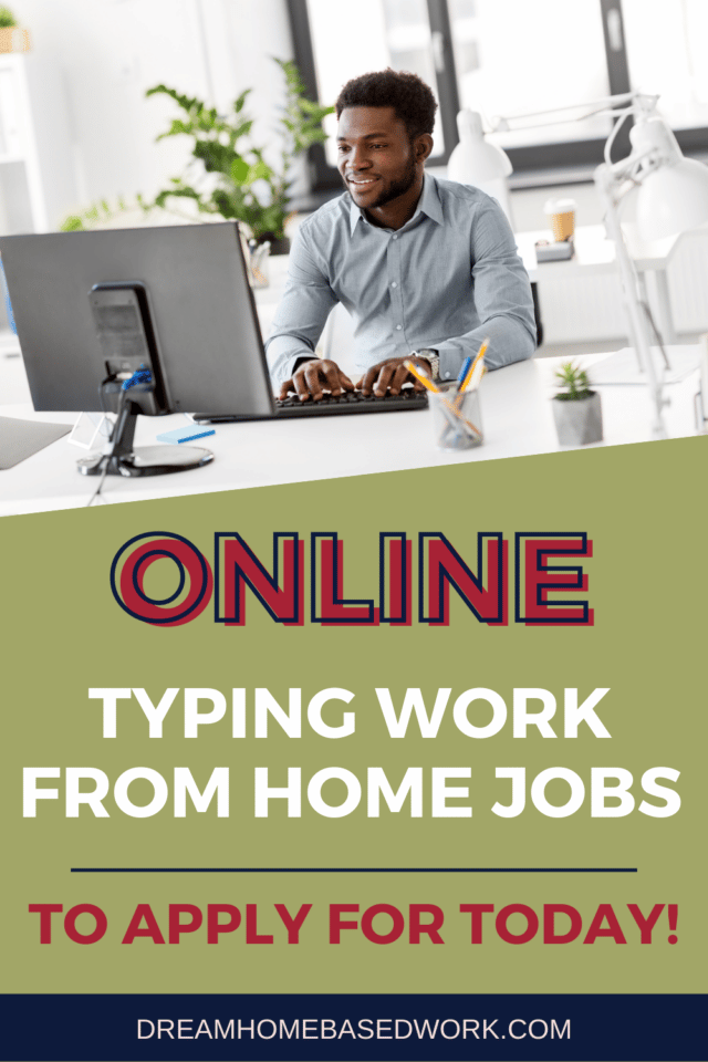online typing work from home jobs