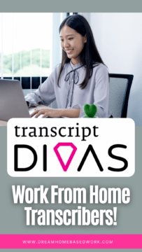 Transcript Divas Transcriber Jobs Pin