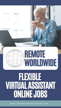 Flexible Virtual Assistant Online Jobs Pin