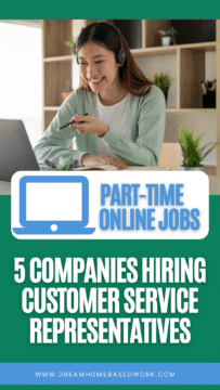 5 Companies Parttime Customer Service Pin
