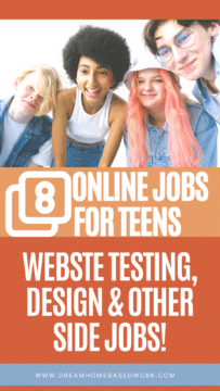 8 Online Side Jobs For Teens Pin