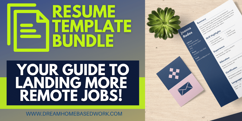 Read more about the article My New Resume Template Bundle: Your Guide To Landing More Remote Jobs!