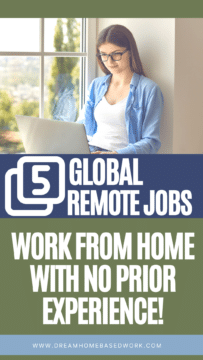 5 Global Remote Jobs for Beginners Pin