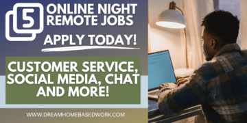 5 Online Night Remote Jobs
