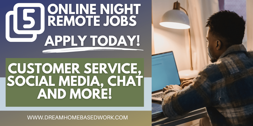 Read more about the article 5 Online Night Remote jobs You Can Do from Home