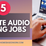 5 Remote Audio Typing Jobs You Can Do from Home