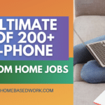 The Ultimate List of 150+ Non-Phone Work from Home Jobs