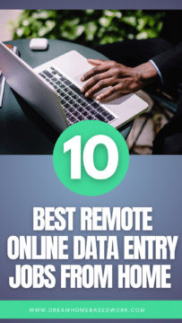 Best 10 Remote Online Data Entry Jobs from Home Pin
