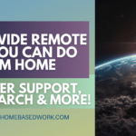 Worldwide Remote Jobs You Can Do from Home