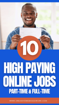 10 High Paying Online Jobs Pin